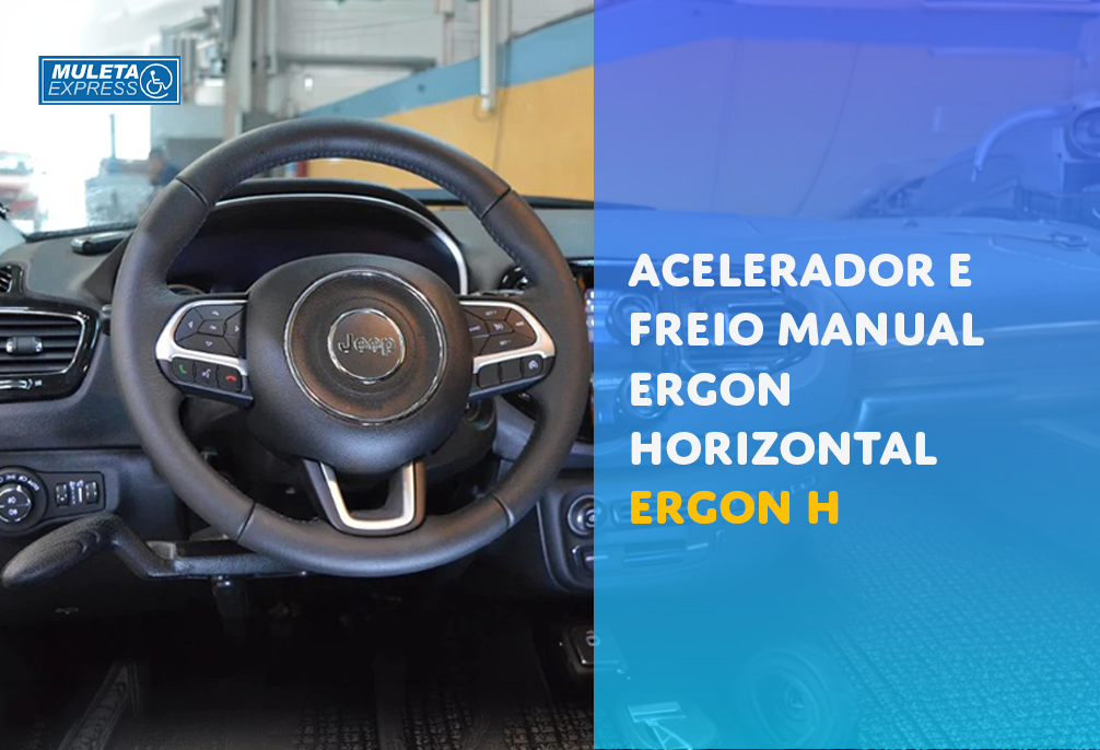 Acelerador e Freio Manual Ergon Horizontal — ERGON H